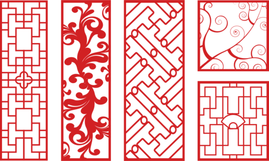 Vector Art CNC Patterns Free Vector