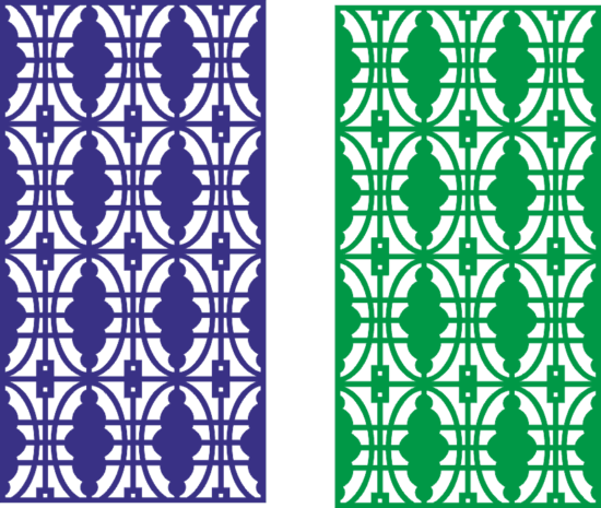 Seamless lace border design partition screen Free Vector