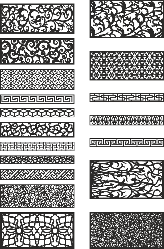 Free Patterns for Laser Cutting Free Vector