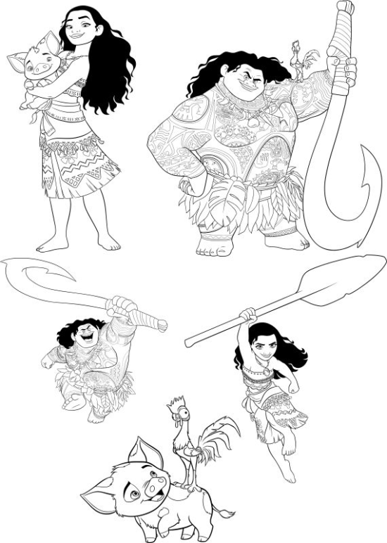 Moana Free Vector