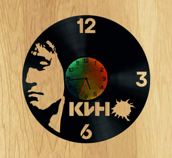 Tsoy V Vinyl Record DIY Clock Free Vector