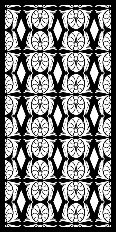 Ottoman stencils Pattern Free Vector