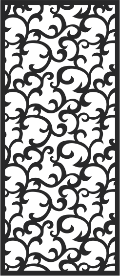 Seamless swirl floral pattern Free Vector