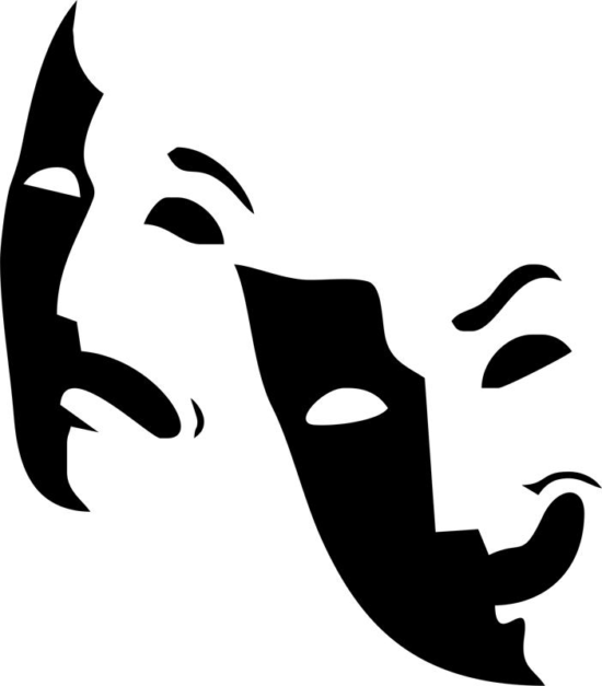 Theater Logo Mask Free Vector