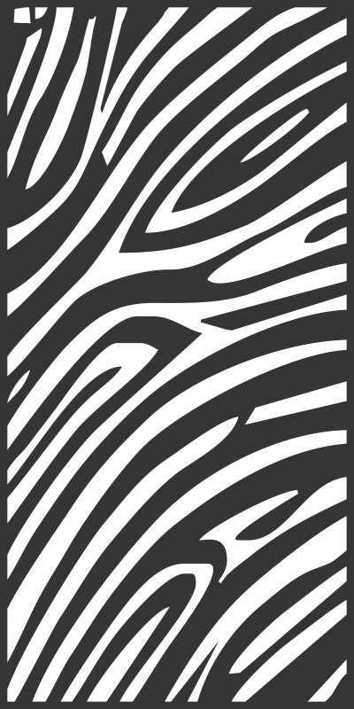 Seamless Zebra Skin Pattern Free Vector