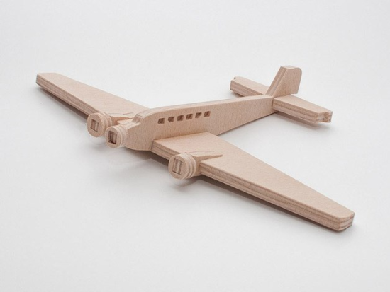 Junkers Ju 52 Lasercut model dxf File