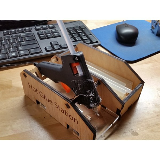 Hot Glue Gun Holder dxf File