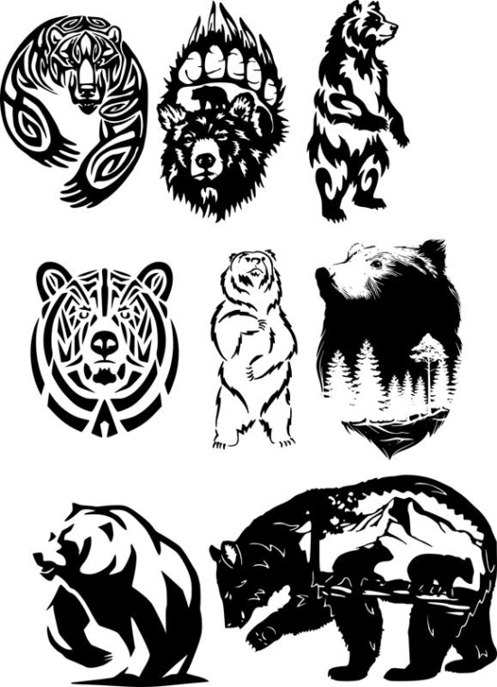 Wildlife Vector Art Free Vector