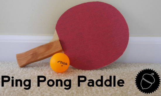 Ping Pong Paddle Blade dxf File