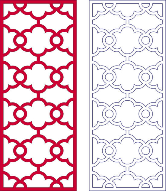 Lattice Pattern dxf File