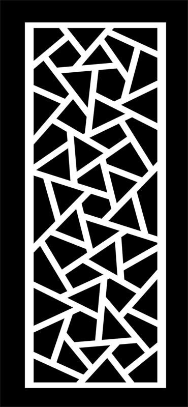 Grille Panel Pattern dxf File