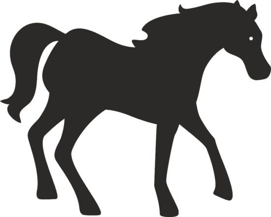 Horse Silhouette dxf File