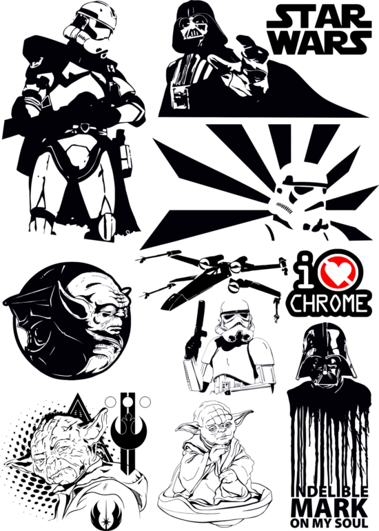 Star Wars Vectors Pack Free Vector