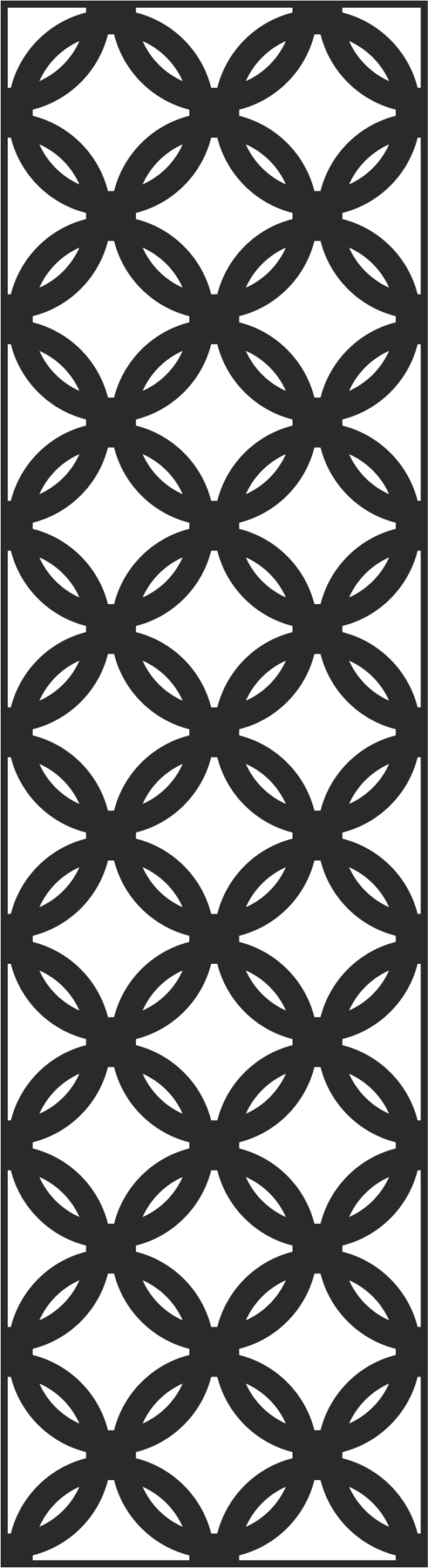 Laser Cut Metal Screen Pattern Vector Free Vector