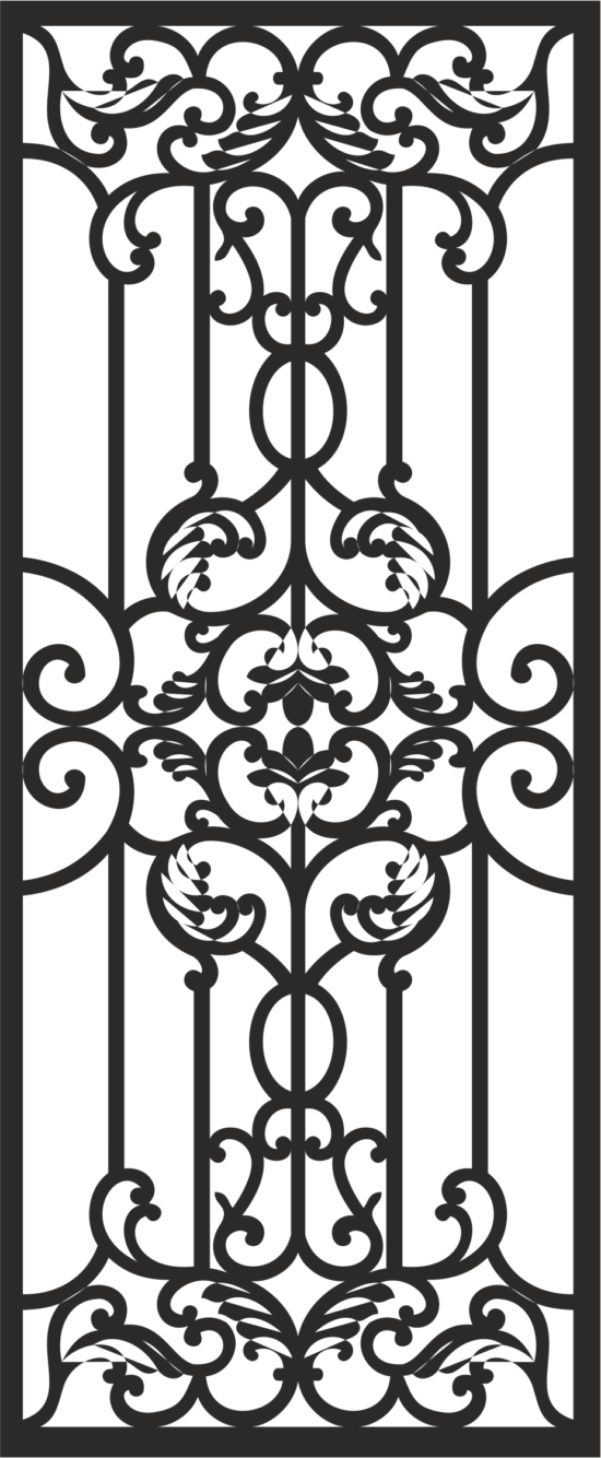 Home Iron Grills Design Vector Free Vector