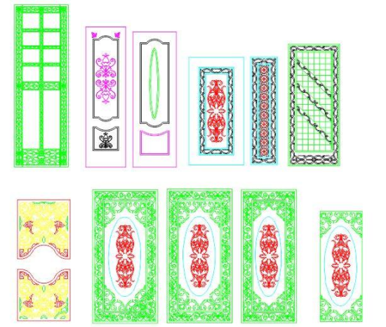 Interior Panel Doors Free Vector